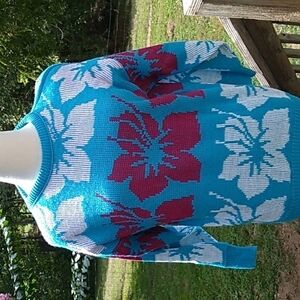 Vintage colorful sweater medium